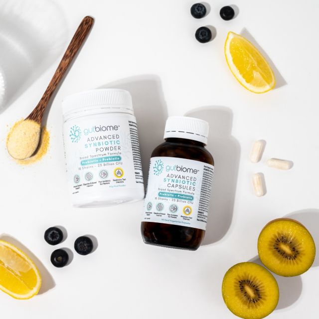 Have you ever wondered why some probiotics products contain just one strain of probiotics without any prebiotics and why others contain a broad spectrum multi strain formulation with prebiotics? ⁠
⁠
Combining multiple probiotic strains within our formula with the added support of our prebiotic firbre contributes to multiple scientific indications - that means multiple health benefits.⁠
⁠
For example, in our formula one of our multi strains may aim to help support healthy immune system function, and another strain may help to support digestion and assimilation of nutrients.  Did you know that Gutbiome Advanced Synbiotics has up to 25 Scientific Indications that provide benefits in a variety of ways. ⁠
⁠
Further to this, your gut loves diversity and that is just what multiple strain formulas provide.  Importantly though, we have added a wholefood prebiotic fibre (low fodmap compliant) that helps feed the multi strains to allow them a better chance to thrive in your gut to produce the benefits you may be seeking.⁠
⁠
You can read more about our main scientific indications at our website and see how Gutbiome can help you support your tribe on the inside. ⁠
⁠
⁠
Linkin.Bio